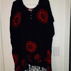 Young Fashion Fringed Handmade Blouse